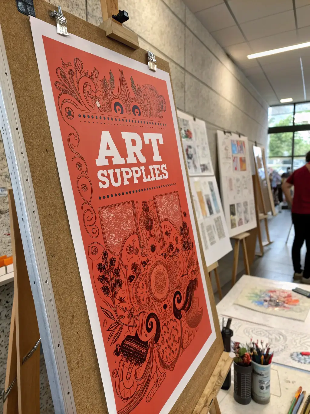 An image of a poster for an upcoming play, featuring the title, date, time, and location of the performance, designed to attract audience attention.